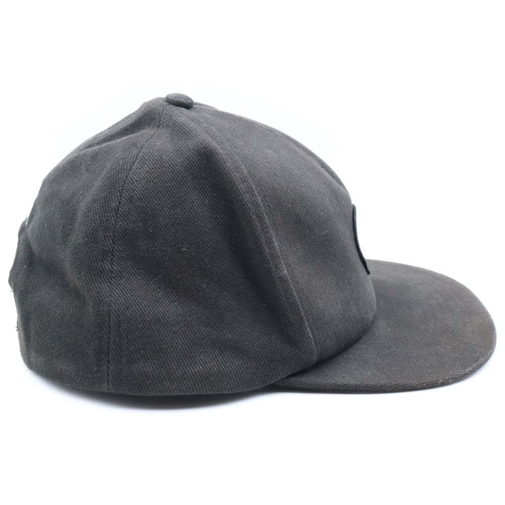 SUPREME(シュプリーム) 24SS Twill Patch 5-Panel フロント刺繍キャップ 帽子 ブラック
