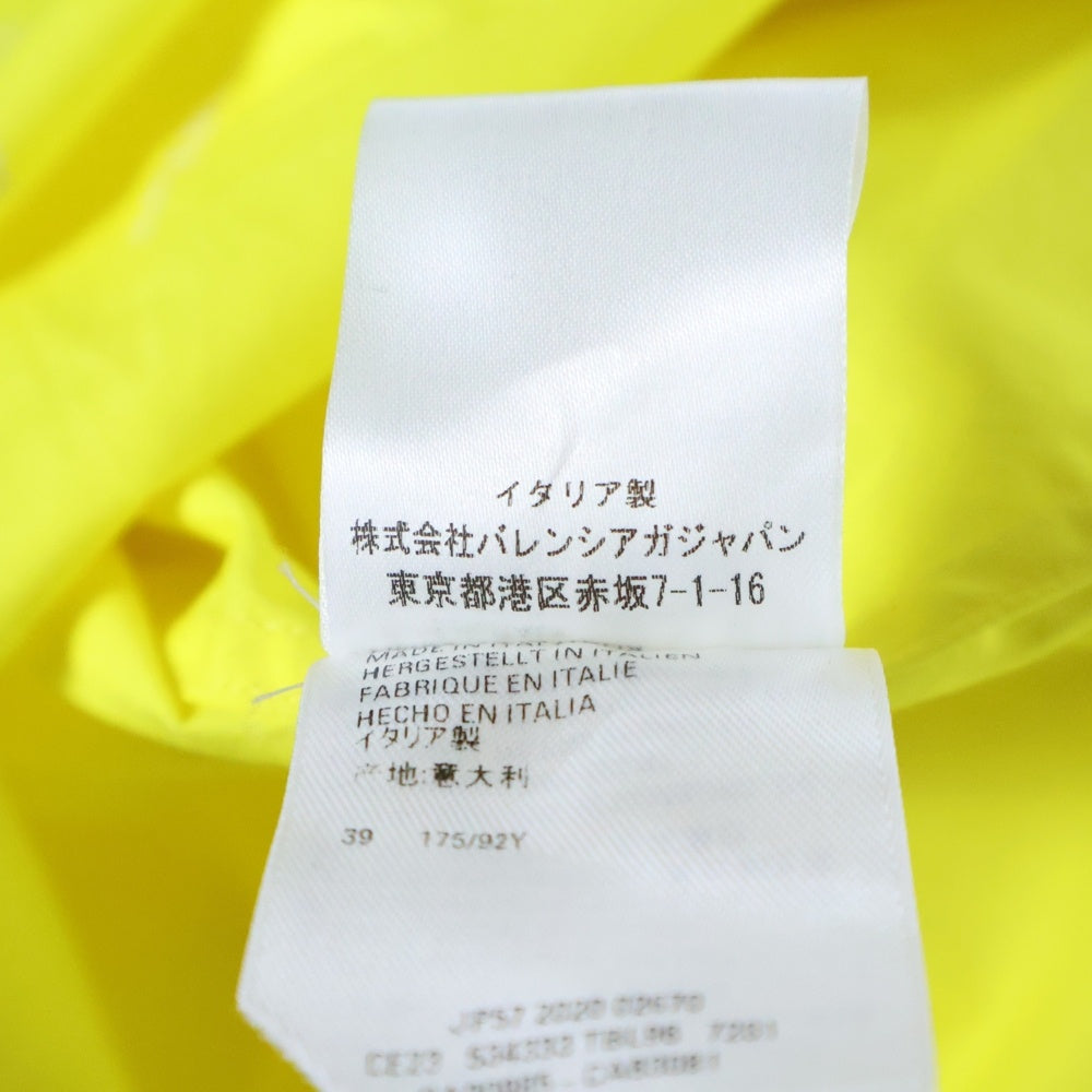 BALENCIAGA(バレンシアガ) All Over Logo Shirt 534333 TBL96 総柄ロゴ長袖シャツ イエロー