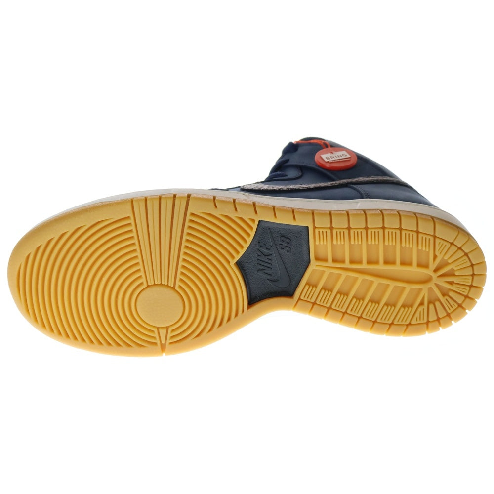 NIKE SB(ナイキエスビー) DUNK HIGH ORANGE LABEL CI2692-401 ダンク オレンジラベル ハイカットスニーカー ブルー US9.5/27.5cm