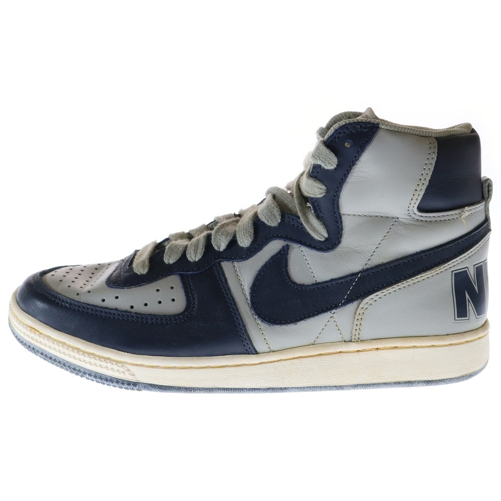 NIKE(ナイキ) 【観賞用2008年製】TERMINATOR HIGH 318677-041 ハイカットスニーカー US9/27.0cm ネイビー/グレー