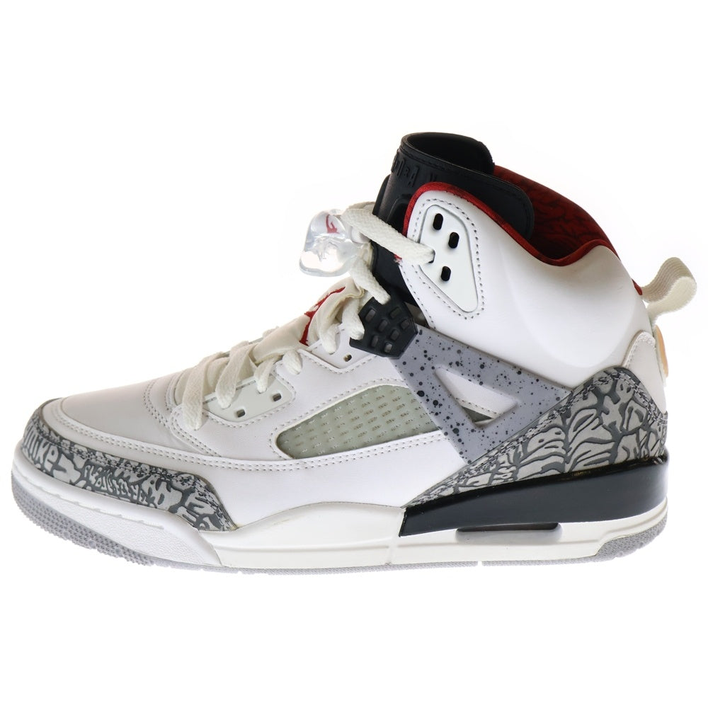 NIKE(ナイキ) JORDAN SPIZIKE 315371-122 ジョーダン スパイジーク セメント ハイカットスニーカー ホワイト/グレー US8.5/26.5cm