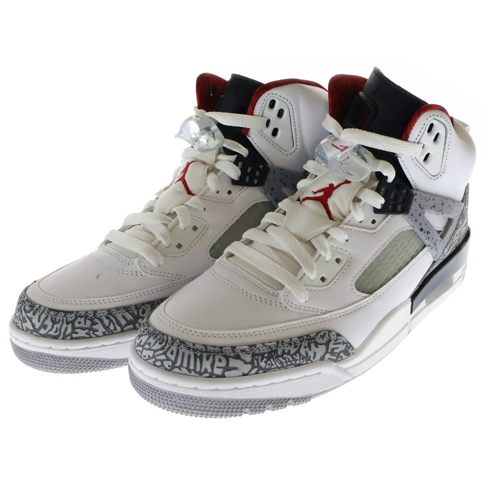 NIKE(ナイキ) JORDAN SPIZIKE 315371-122 ジョーダン スパイジーク セメント ハイカットスニーカー ホワイト/グレー US8.5/26.5cm
