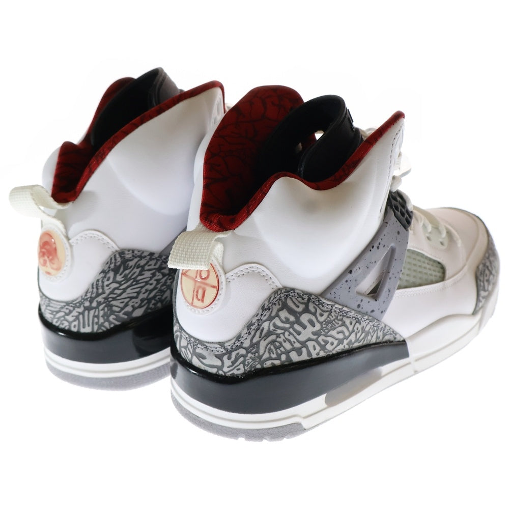 NIKE(ナイキ) JORDAN SPIZIKE 315371-122 ジョーダン スパイジーク セメント ハイカットスニーカー ホワイト/グレー US8.5/26.5cm