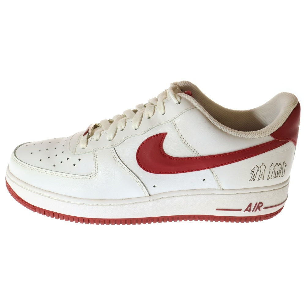 NIKE(ナイキ) 【観賞用2007年製】AIR FORCE 1'07 315092-161 エアフォースワン ローカットスニーカー ホワイト/レッド US10/28.0cm