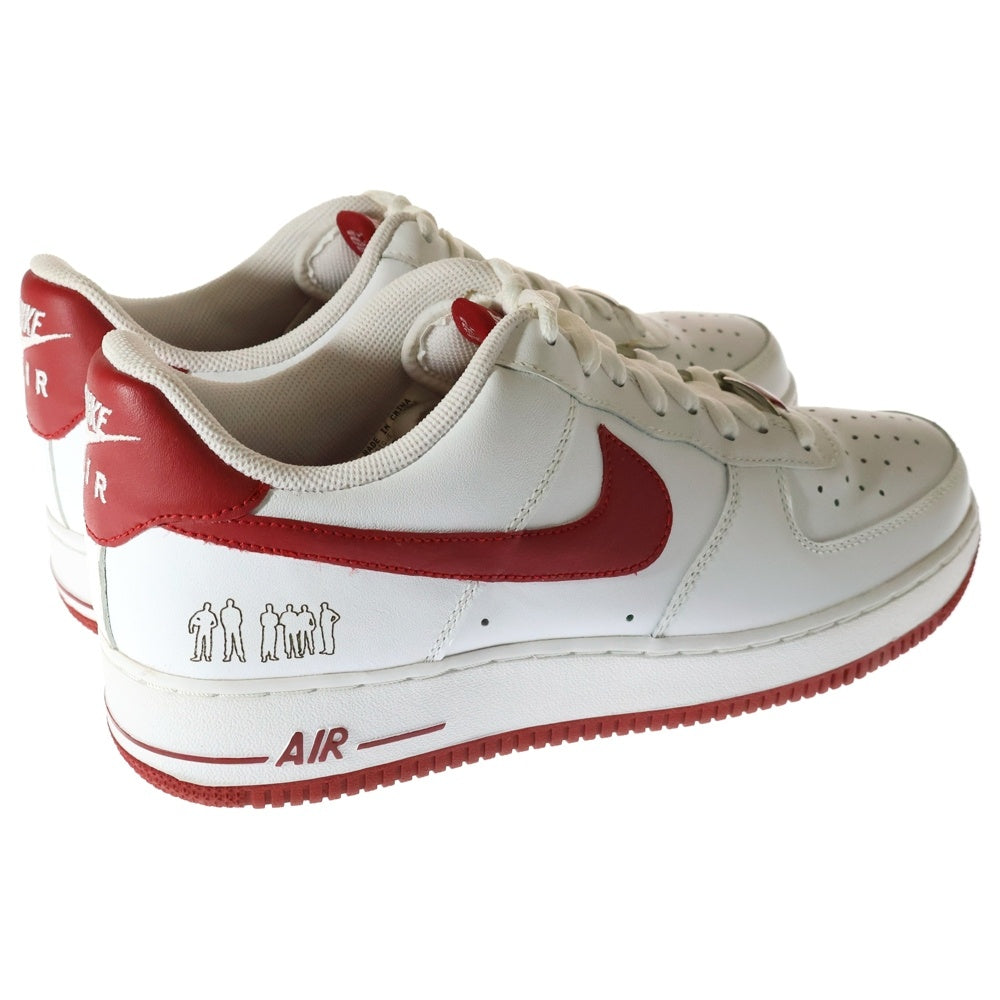 NIKE(ナイキ) 【観賞用2007年製】AIR FORCE 1'07 315092-161 エアフォースワン ローカットスニーカー ホワイト/レッド US10/28.0cm
