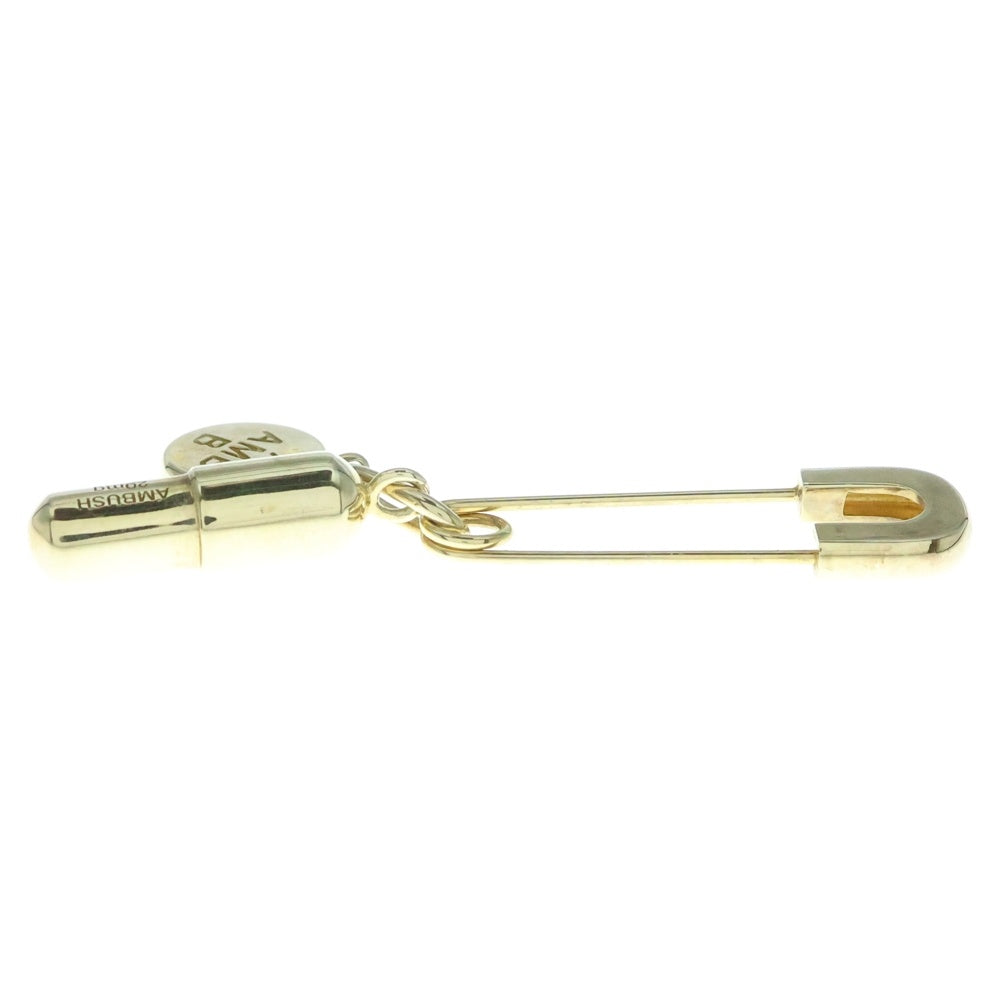 AMBUSH(アンブッシュ) Pill Charm Stud ピルチャームピアス ゴールド