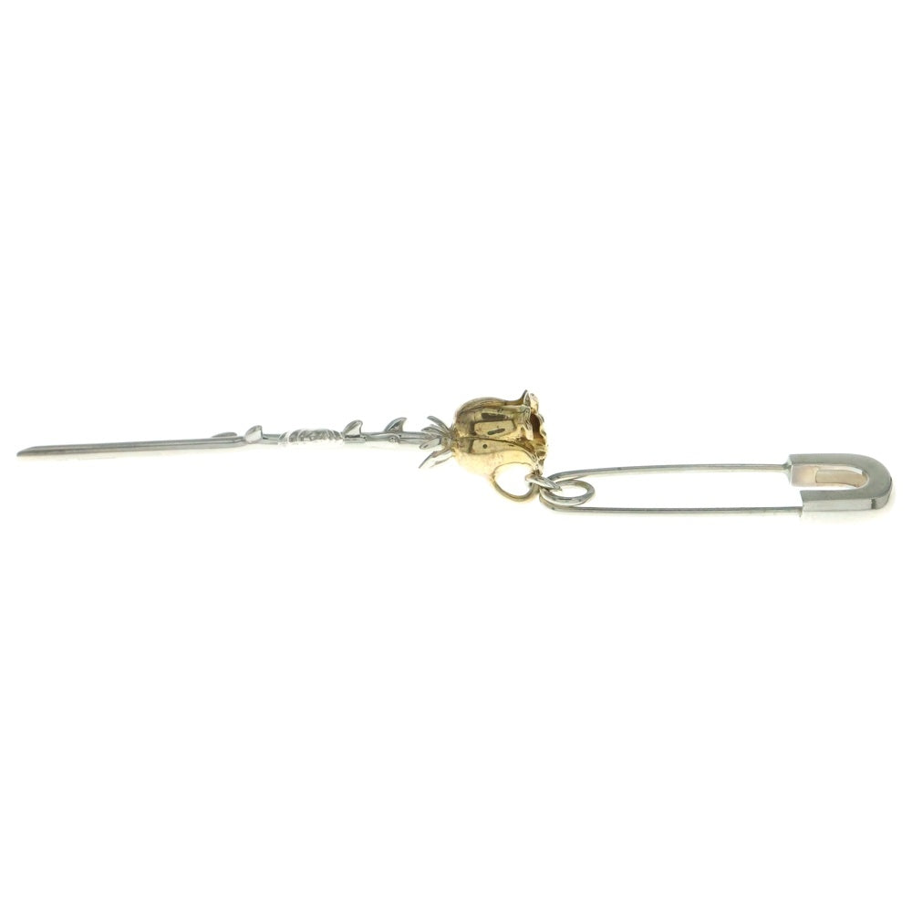AMBUSH(アンブッシュ) ROSE CHARM EARRING ローズチャーム ピアス ゴールド/シルバー