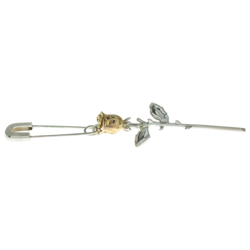 AMBUSH(アンブッシュ) ROSE CHARM EARRING ローズチャーム ピアス ゴールド/シルバー