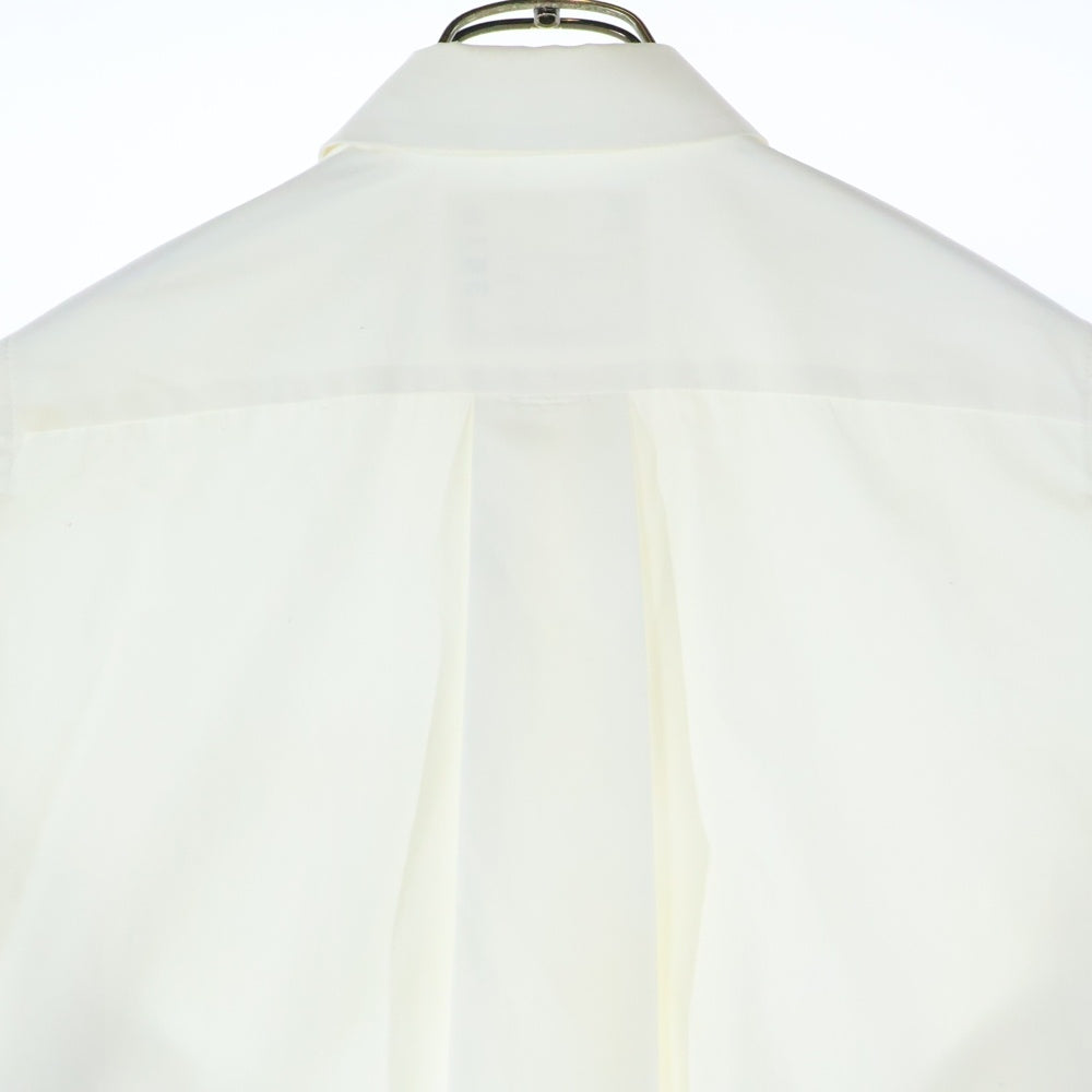 Sacai(サカイ) 18SS サイドジップ スリット 半袖シャツワンピース ホワイト レディース 18-03618