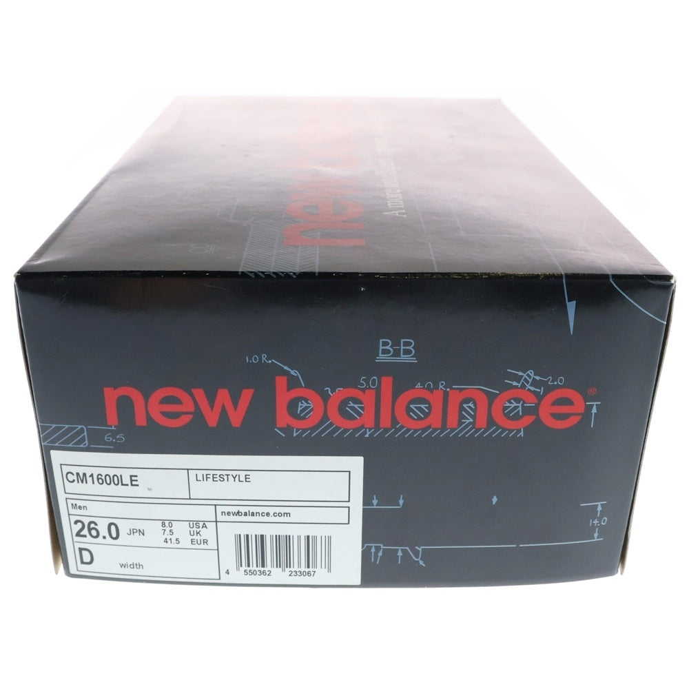 New Balance(ニューバランス) CM1600LE ローカットスニーカー グレー US8/26.0cm