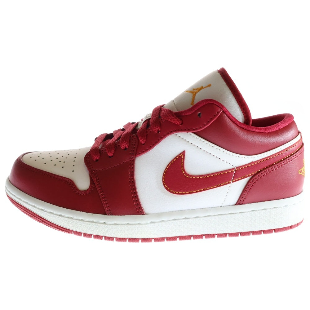 NIKE(ナイキ) AIR JORDAN 1 LOW CARDINAL RED 553558-607 エアジョーダン1 カーディナルレッド ローカットスニーカー ホワイト/レッド US8/26.0cm