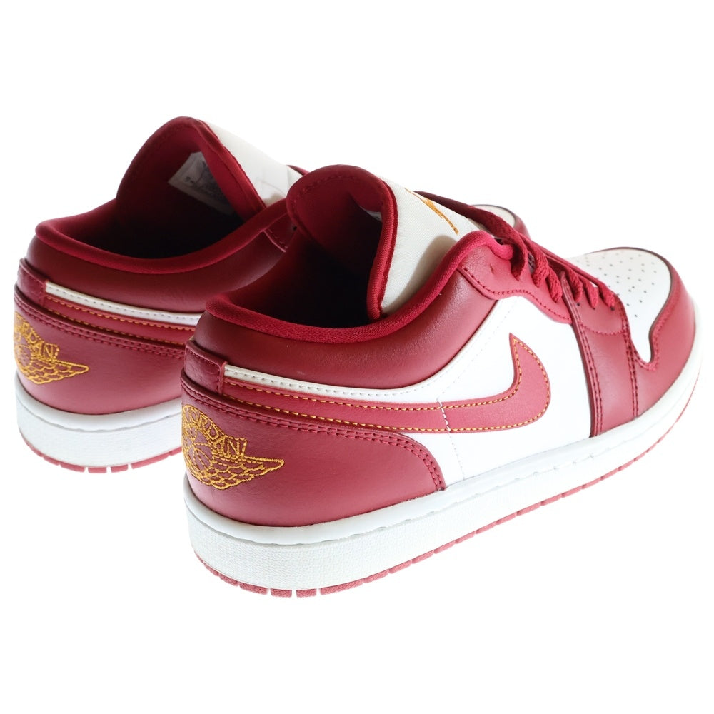 NIKE(ナイキ) AIR JORDAN 1 LOW CARDINAL RED 553558-607 エアジョーダン1 カーディナルレッド ローカットスニーカー ホワイト/レッド US8/26.0cm