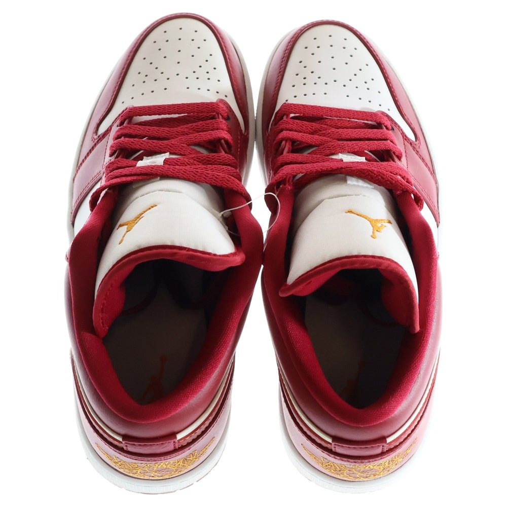NIKE(ナイキ) AIR JORDAN 1 LOW CARDINAL RED 553558-607 エアジョーダン1 カーディナルレッド ローカットスニーカー ホワイト/レッド US8/26.0cm
