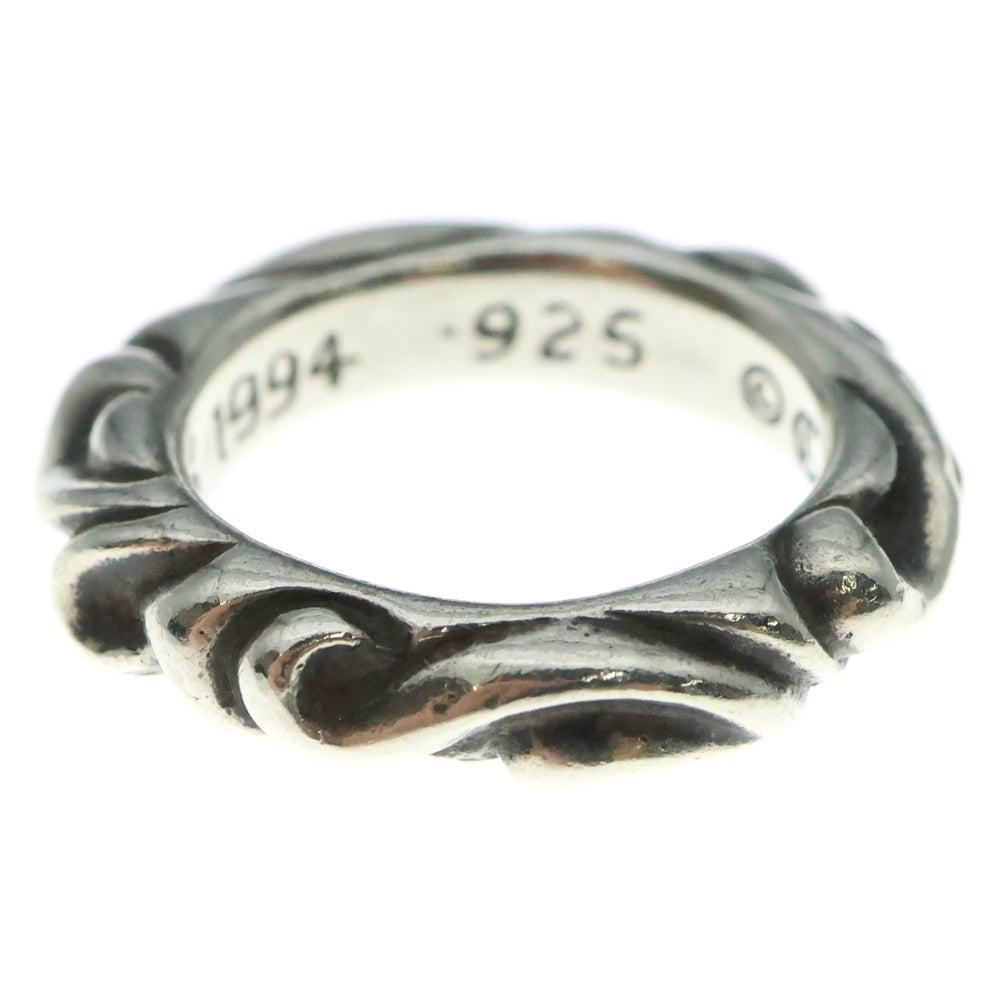 CHROME HEARTS(クロムハーツ) SCRL BAND スクロールバンド リング シルバー BCA351