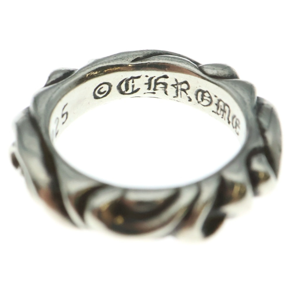 CHROME HEARTS(クロムハーツ) SCRL BAND スクロールバンド リング シルバー BCA351