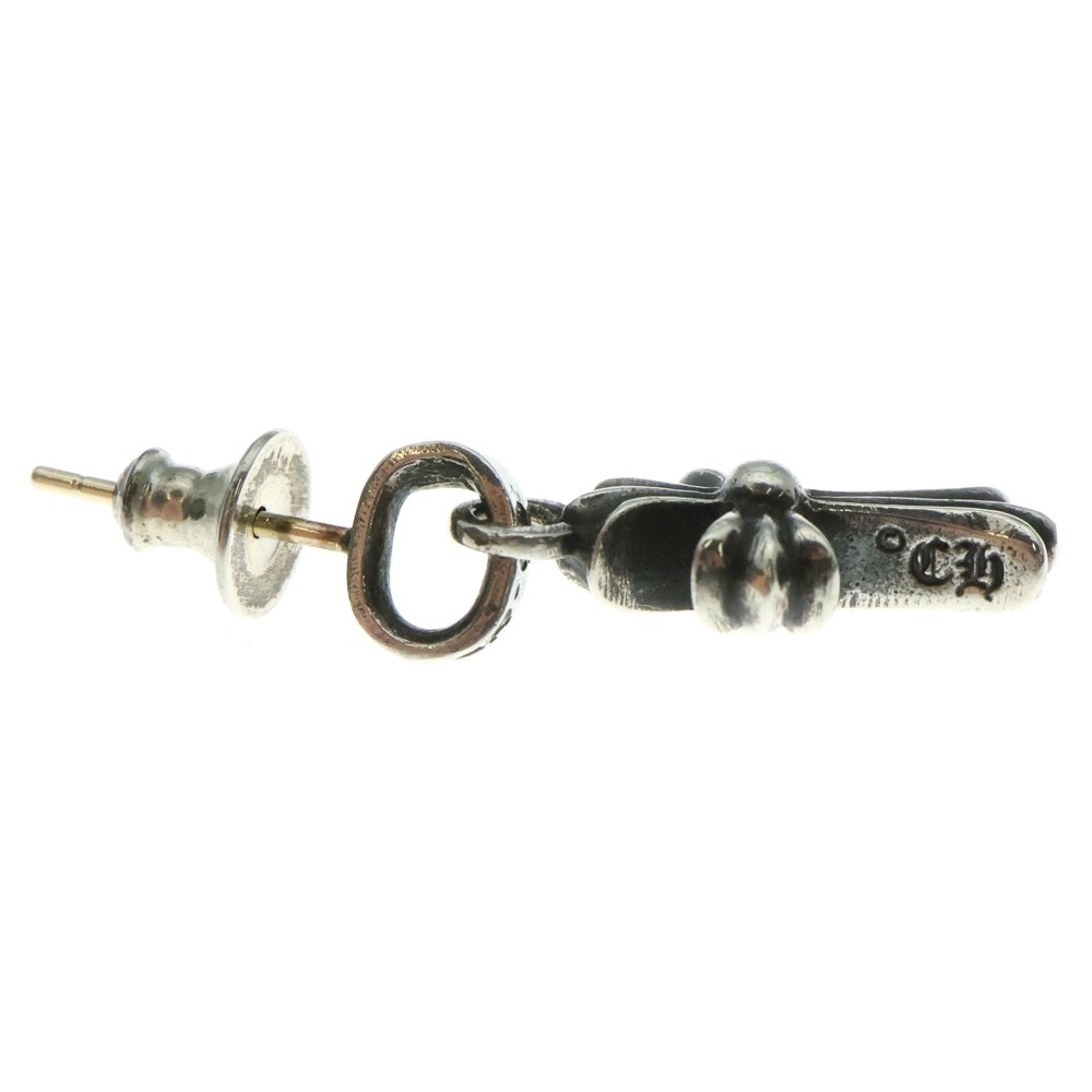 CHROME HEARTS(クロムハーツ) BBY F PPRCHN ベイビーファットクロス ドロップピアス シルバー BCA090