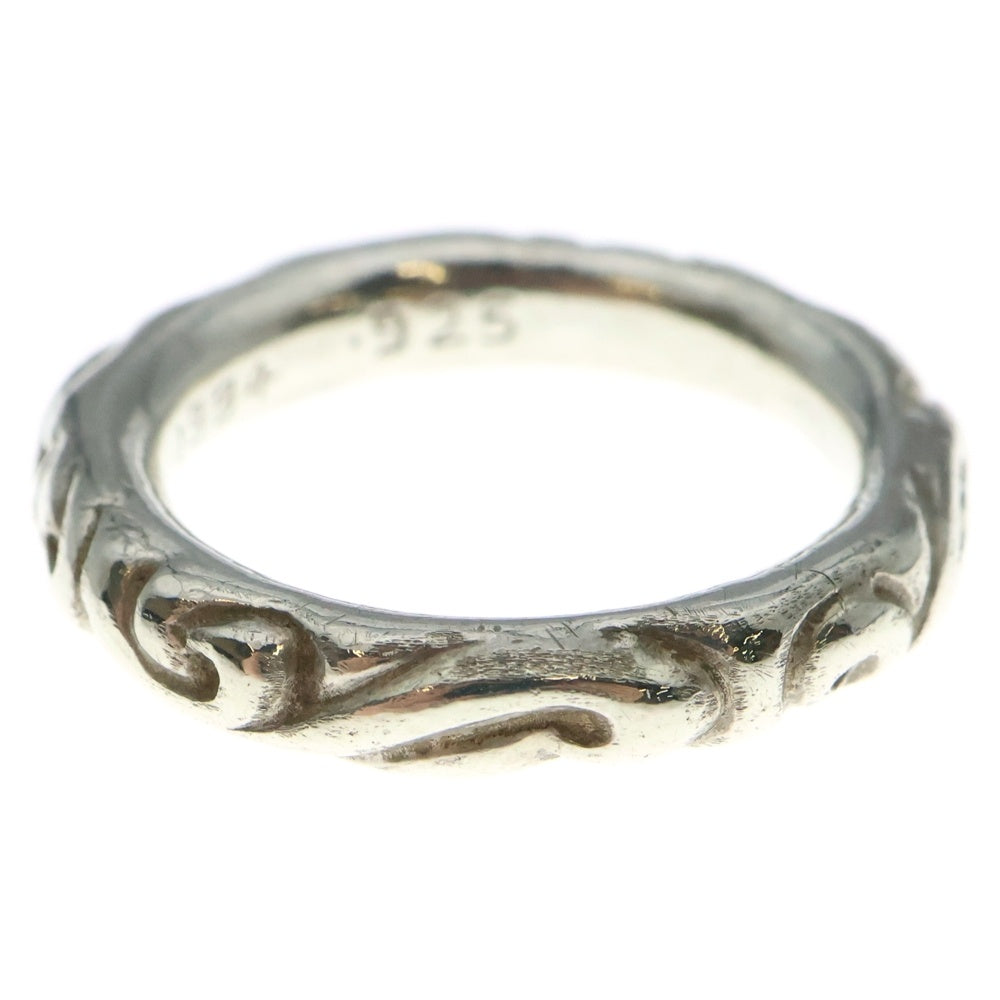 CHROME HEARTS(クロムハーツ) SCRL BAND スクロールバンド リング シルバー BCA351