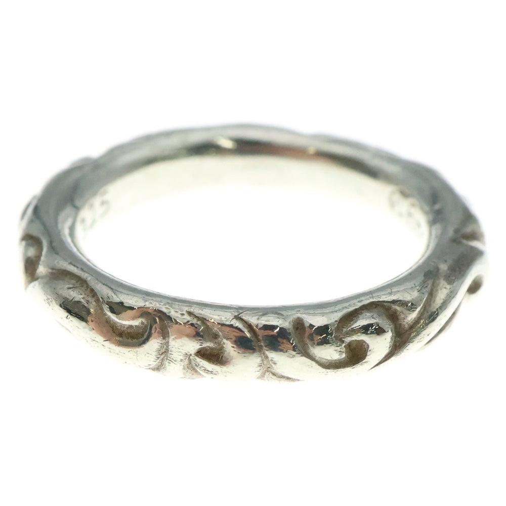 CHROME HEARTS(クロムハーツ) SCRL BAND スクロールバンド リング シルバー BCA351