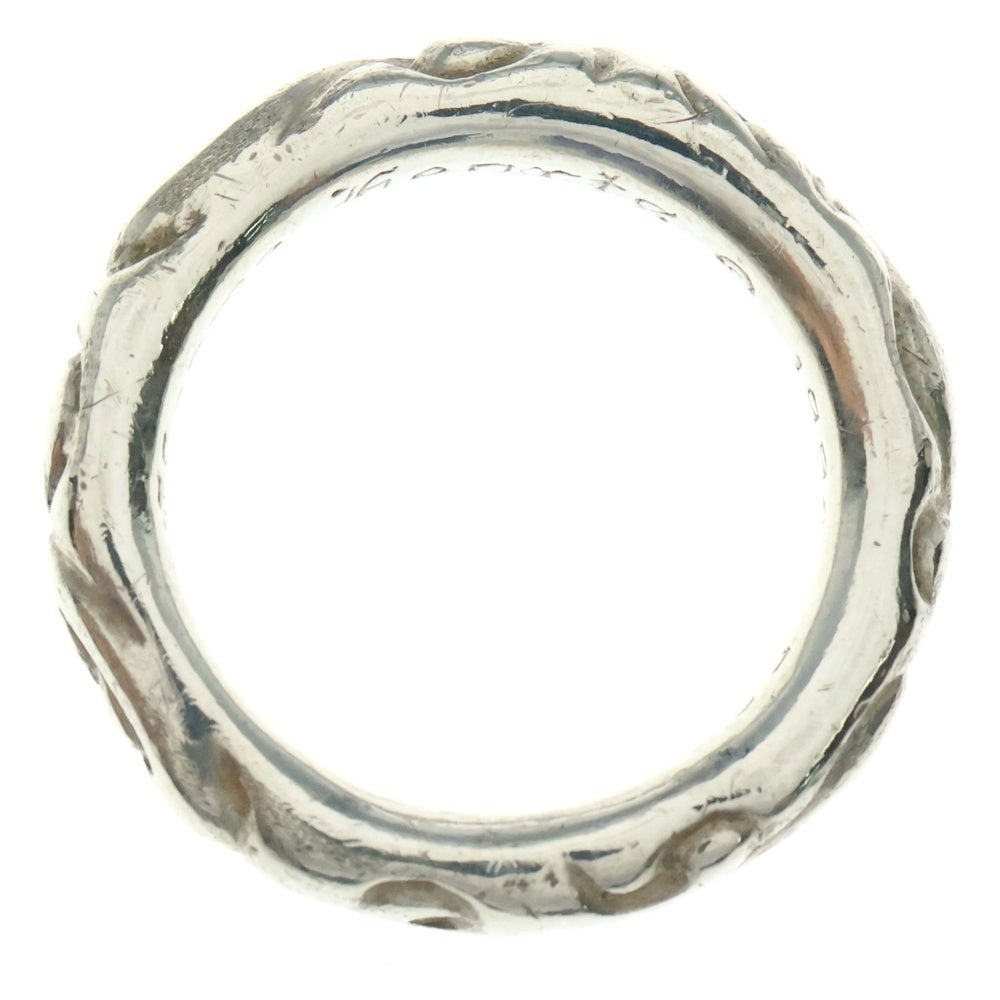 CHROME HEARTS(クロムハーツ) SCRL BAND スクロールバンド リング シルバー BCA351