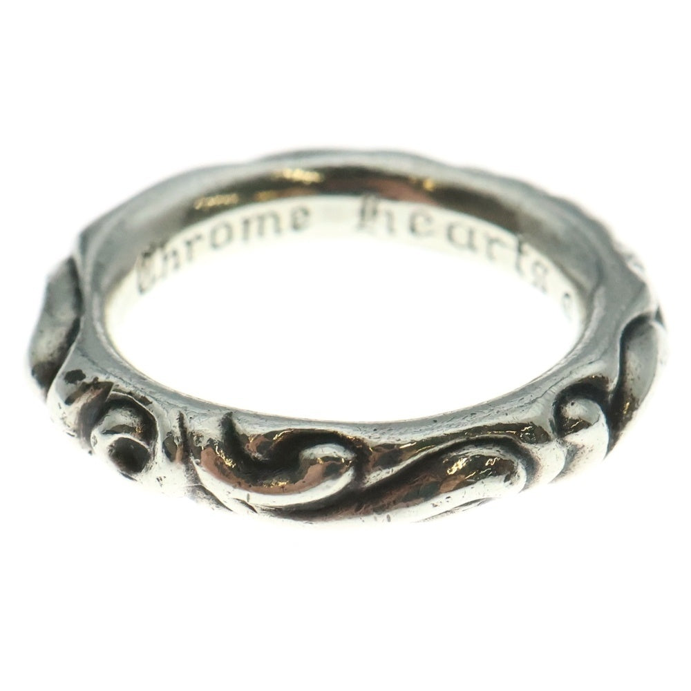 CHROME HEARTS(クロムハーツ) SCRL BAND スクロールバンド リング シルバー BCA351