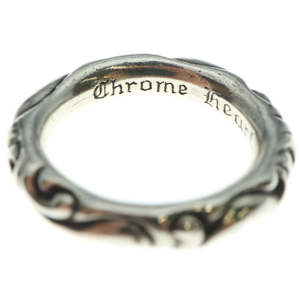 CHROME HEARTS(クロムハーツ) SCRL BAND スクロールバンド リング シルバー BCA351