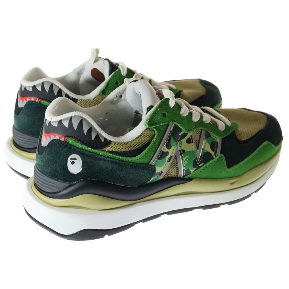 New Balance(ニューバランス) ×A BATHING APE M5740BAE ×アベイシングエイプ ローカットスニーカー US7/25.0グリーン