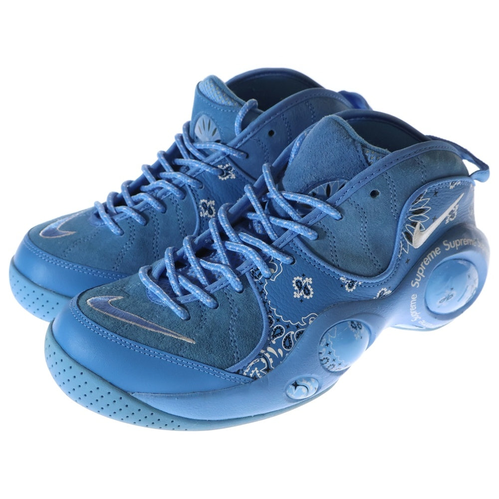 NIKE(ナイキ) 22SS ×SUPREME AIR ZOOM FLIGHT 95 DJ8604-400 シュプリーム エアズーム フライト ユニバーシティブルー ペイズリー ローカットスニーカー US7.5/25.5cm