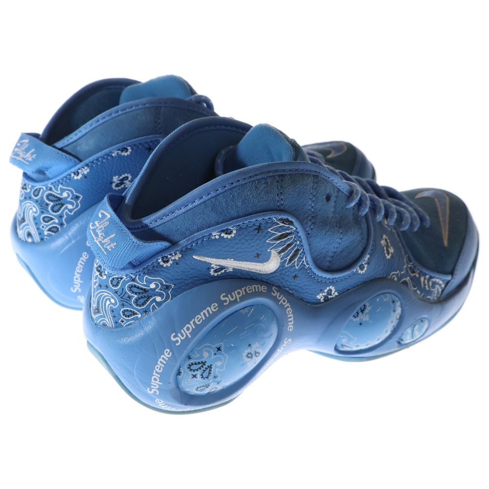 NIKE(ナイキ) 22SS ×SUPREME AIR ZOOM FLIGHT 95 DJ8604-400 シュプリーム エアズーム フライト ユニバーシティブルー ペイズリー ローカットスニーカー US7.5/25.5cm