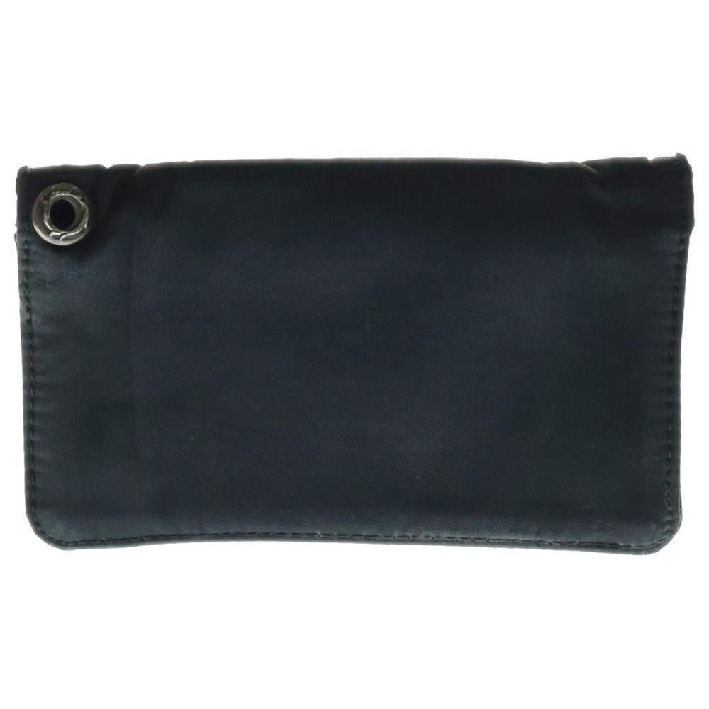 CHROME HEARTS(クロムハーツ) 1ZIP 1ジップ ホースシューボールボタン ナイロンウォレット 財布 ブラック