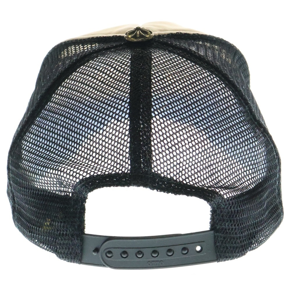 CHROME HEARTS(クロムハーツ) TRUCKER CAP トラッカーキャップ CHパッチクロスボール付メッシュキャップ 帽子 ブラック/ホワイト