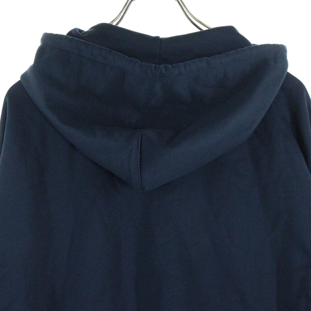 LOUIS VUITTON(ルイヴィトン) 25AW LVロゴ刺繍 シルクブレンドシグネチャーフーディ スウェットパーカー RM252MQ UQQ HTY49W ネイビー