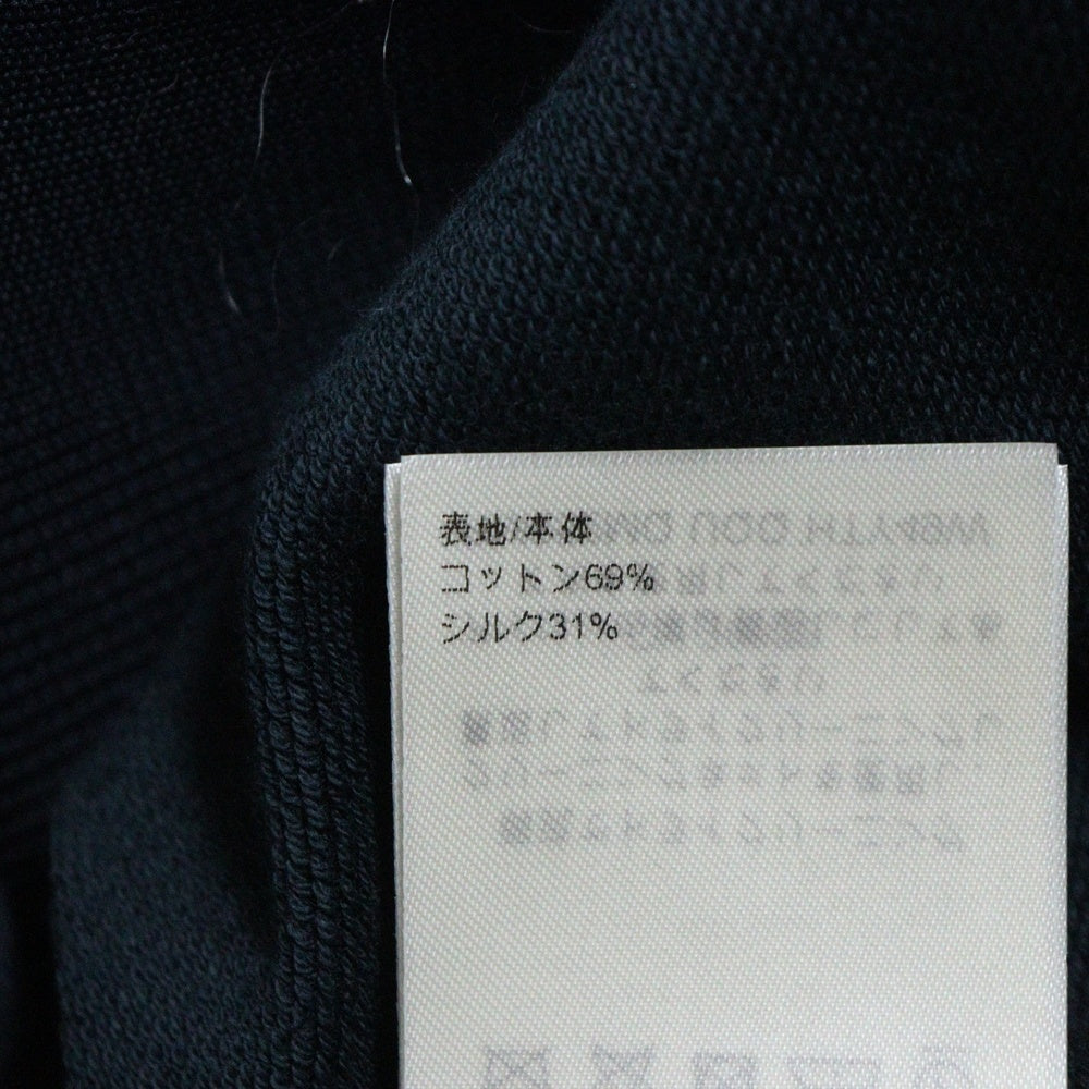 LOUIS VUITTON(ルイヴィトン) 25AW LVロゴ刺繍 シルクブレンドシグネチャーフーディ スウェットパーカー RM252MQ UQQ HTY49W ネイビー