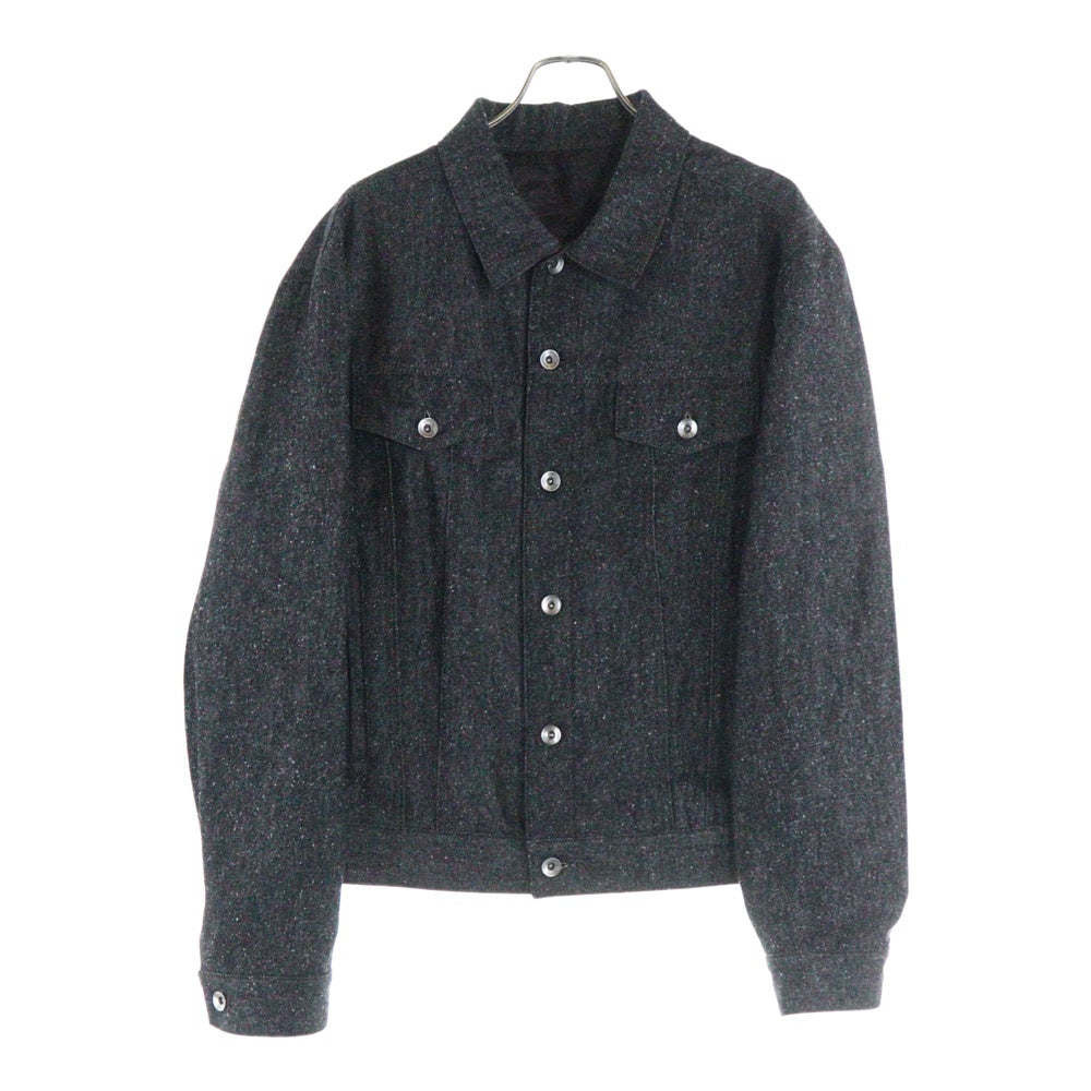 Berluti(ベルルッティ) 裏地カリグラフィー柄 ブラックデニムジャケット R27ODL15CPAA グレー