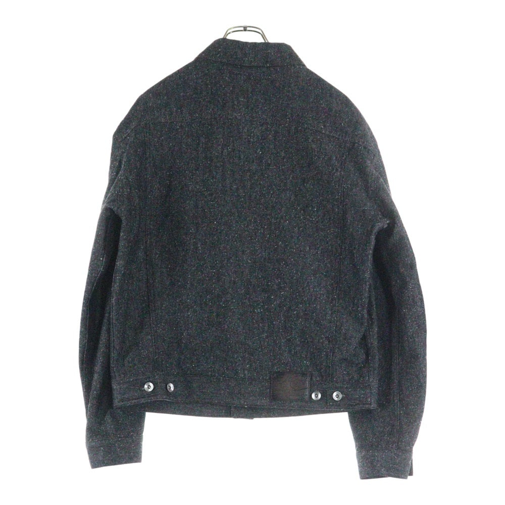 Berluti(ベルルッティ) 裏地カリグラフィー柄 ブラックデニムジャケット R27ODL15CPAA グレー
