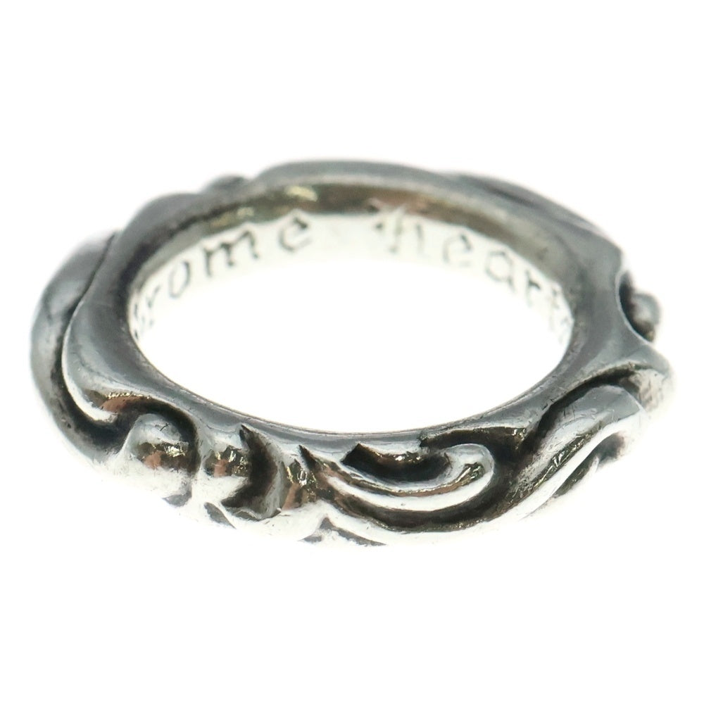 CHROME HEARTS(クロムハーツ) SCRL BAND スクロールバンド リング シルバー BCA351