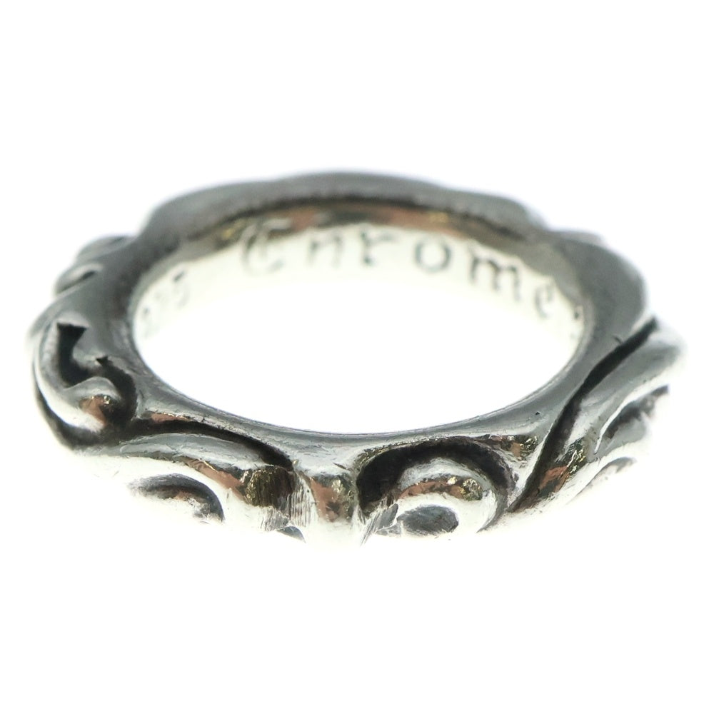 CHROME HEARTS(クロムハーツ) SCRL BAND スクロールバンド リング シルバー BCA351
