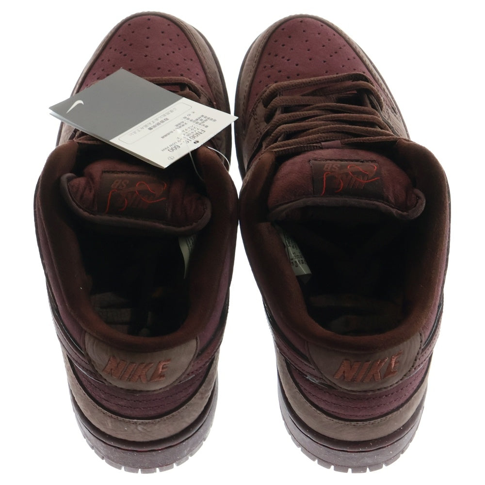 NIKE(ナイキ) DUNK LOW PRM FN0619-600 ダンクロープレミアム シティ オブ ラブ ローカットスニーカー バーガンディー US9/27.0cm ブラウン