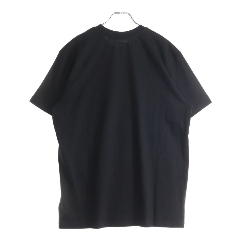 NO BRAND(ノーブランド) STAPLEフロントロゴ 半袖Tシャツ ブラック 2105C6584