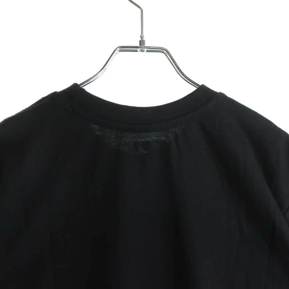 NO BRAND(ノーブランド) STAPLEフロントロゴ 半袖Tシャツ ブラック 2105C6584