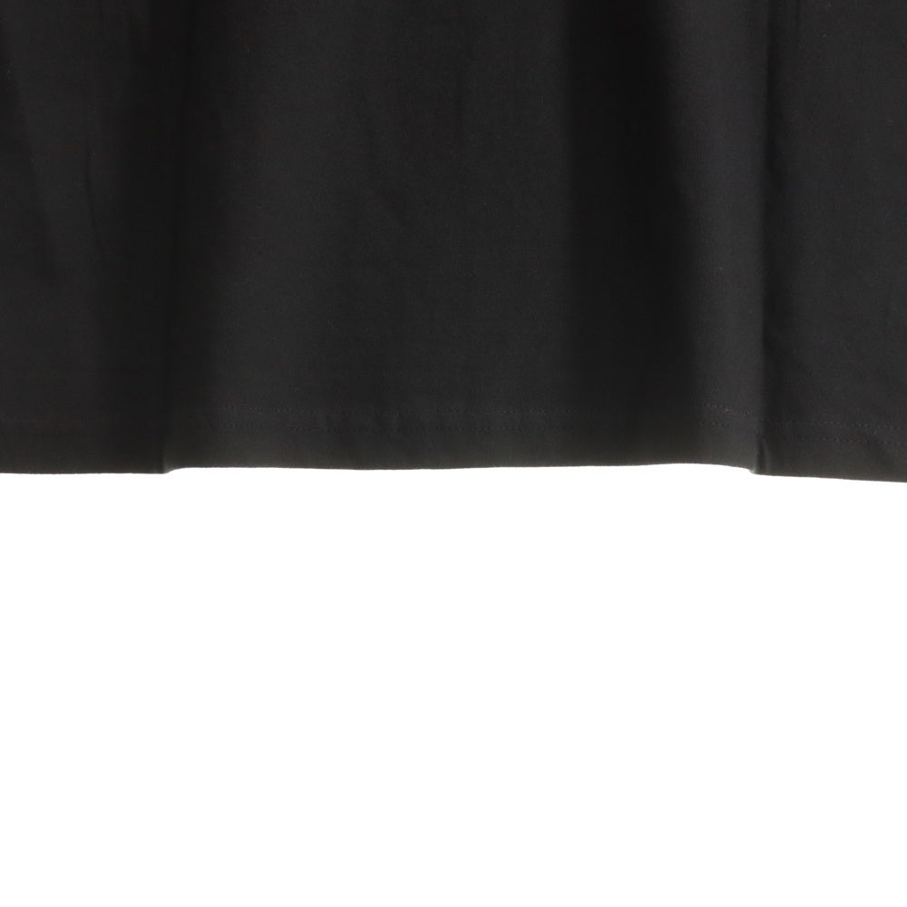 NO BRAND(ノーブランド) STAPLEフロントロゴ 半袖Tシャツ ブラック 2105C6584