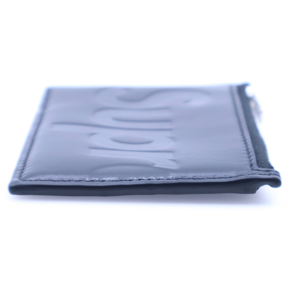 SUPREME(シュプリーム) Leather Zip Card Holder BLACK レザー ジップカード ホルダー ブラック