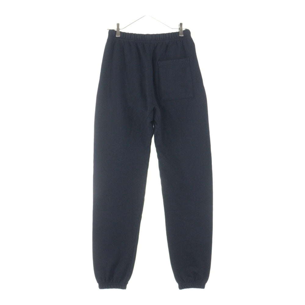 BORN X RAISED(ボーンアンドレイズド) 25SS Embroidered Script SWEATPANTS エンブロイダード 刺繍 BXR エンブロイダリー ロゴ イージー スウェットパンツ ブラック