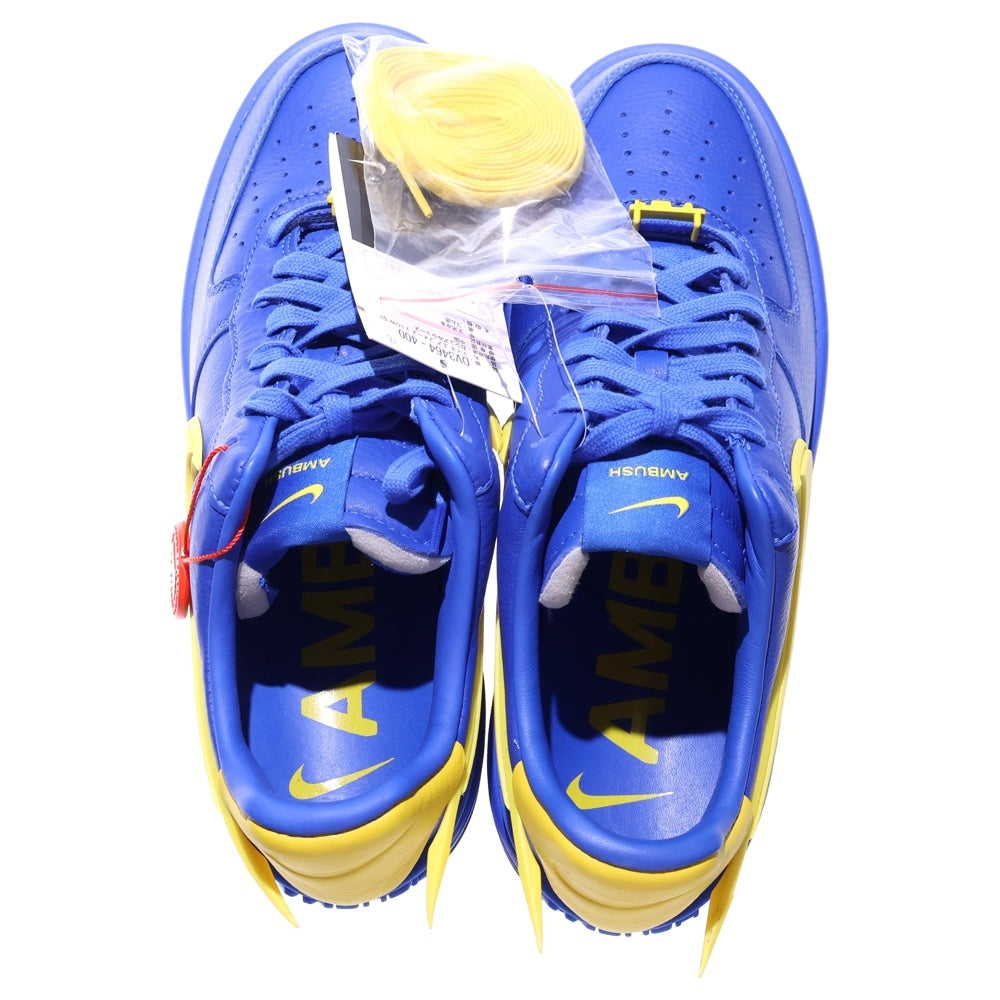 NIKE(ナイキ) ×AMBUSH AIR FORCE 1 LOW SP GAME ROYAL AND VIVID SULFUR DV3464-400 アンブッシュ エアフォース1 ローカットスニーカー ブルー US9.5/27.5cm