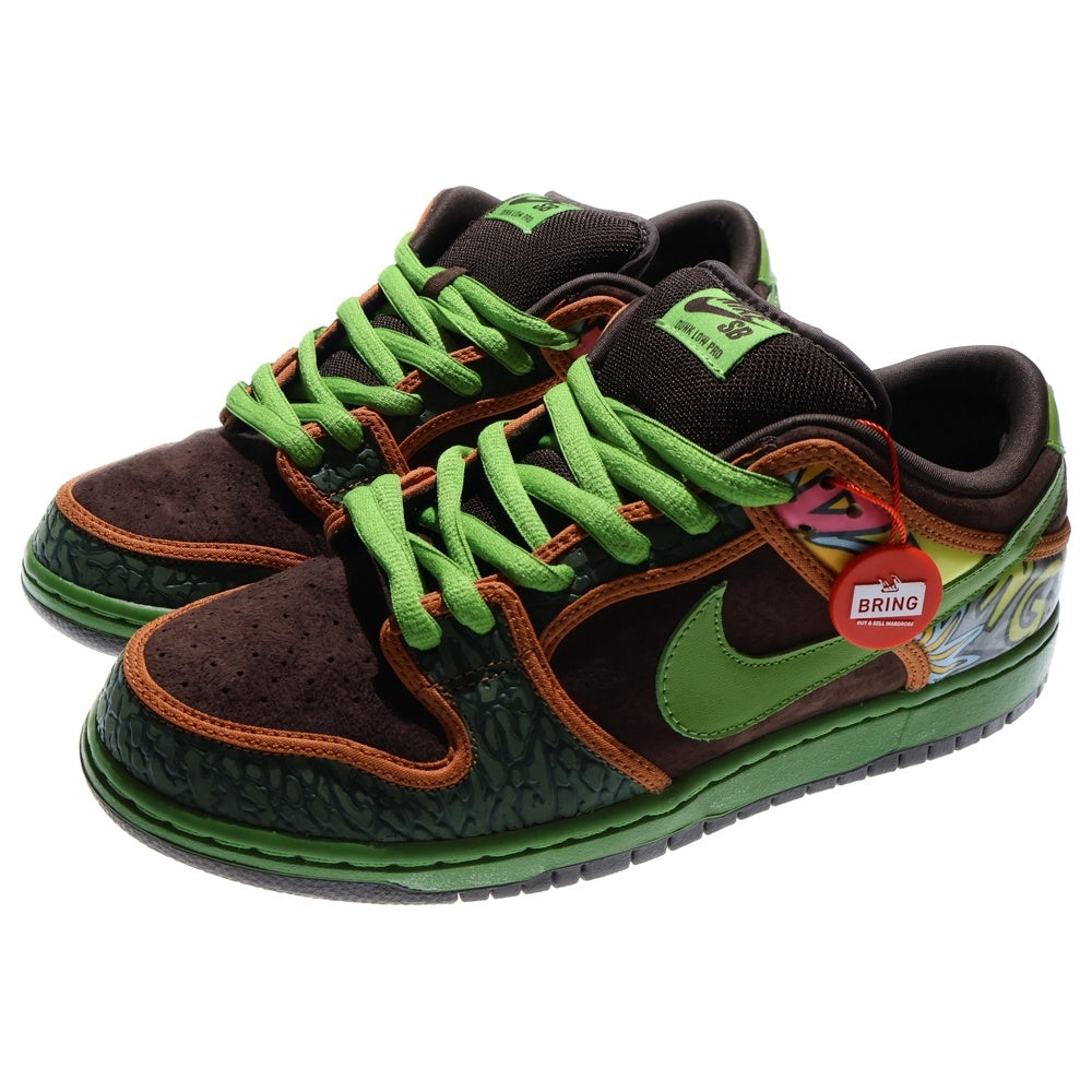 NIKE SB(ナイキエスビー) 【観賞用 2015年製】DUNK LOW DE LA SOUL 789841-332 ダンク デラソウル ローカットスニーカー US10/28.0cm グリーン