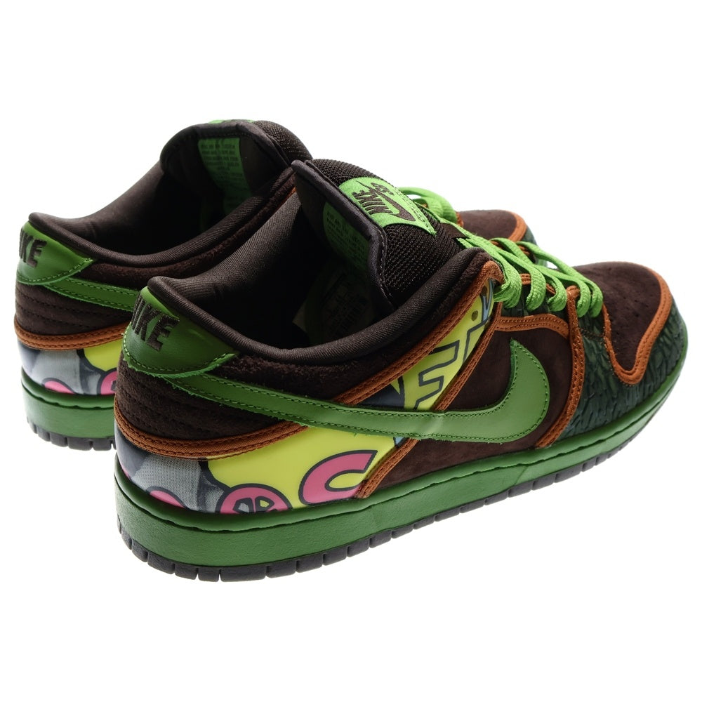 NIKE SB(ナイキエスビー) 【観賞用 2015年製】DUNK LOW DE LA SOUL 789841-332 ダンク デラソウル ローカットスニーカー US10/28.0cm グリーン