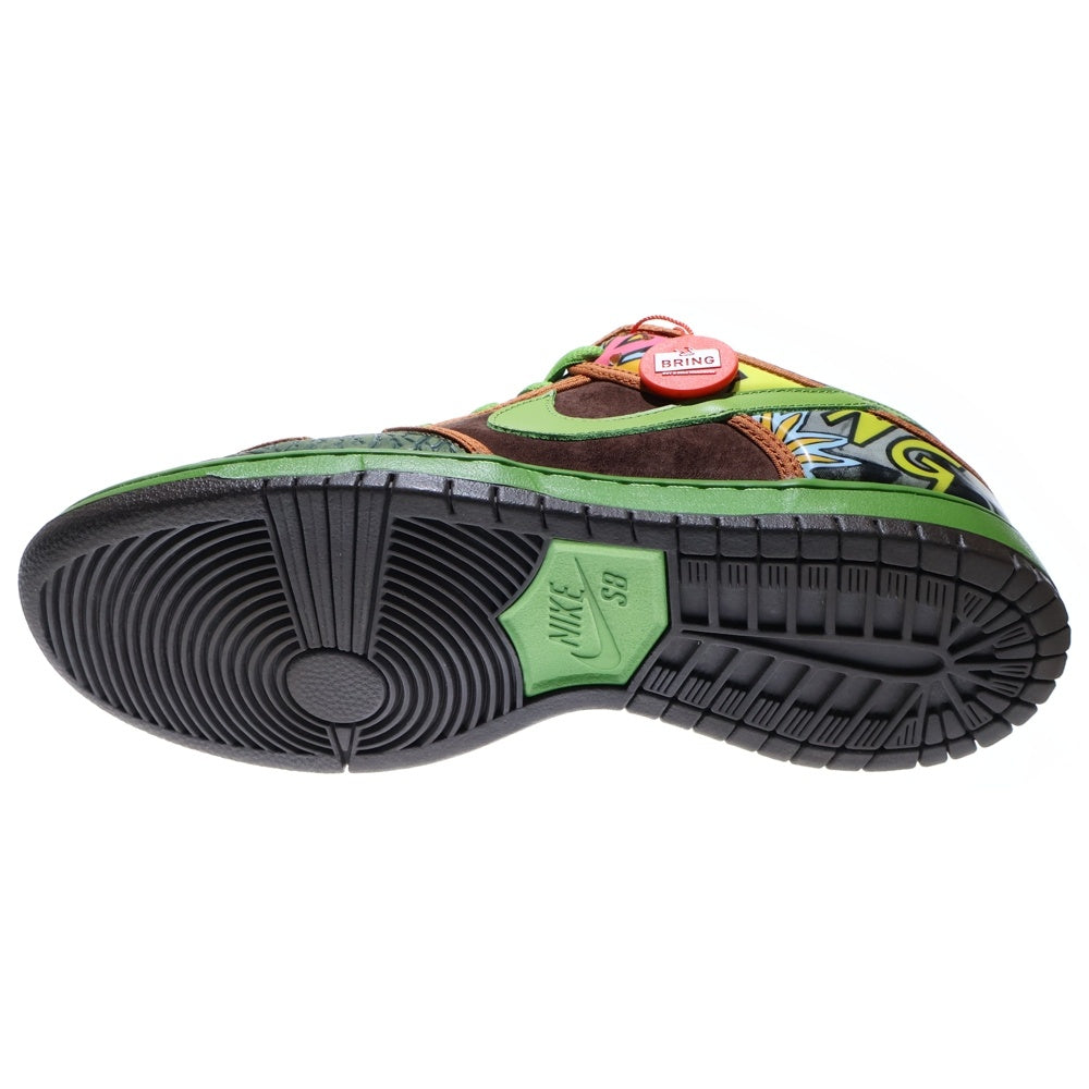 NIKE SB(ナイキエスビー) 【観賞用 2015年製】DUNK LOW DE LA SOUL 789841-332 ダンク デラソウル ローカットスニーカー US10/28.0cm グリーン