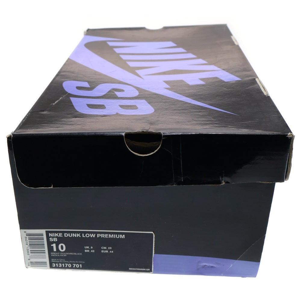 NIKE SB(ナイキエスビー) 【観賞用 2007年製】DUNK LOW CORAL SNAKE 313170-701 ダンク コーラルスネーク ローカットスニーカー US10/28.0cm ブラック/レッド/イエロー