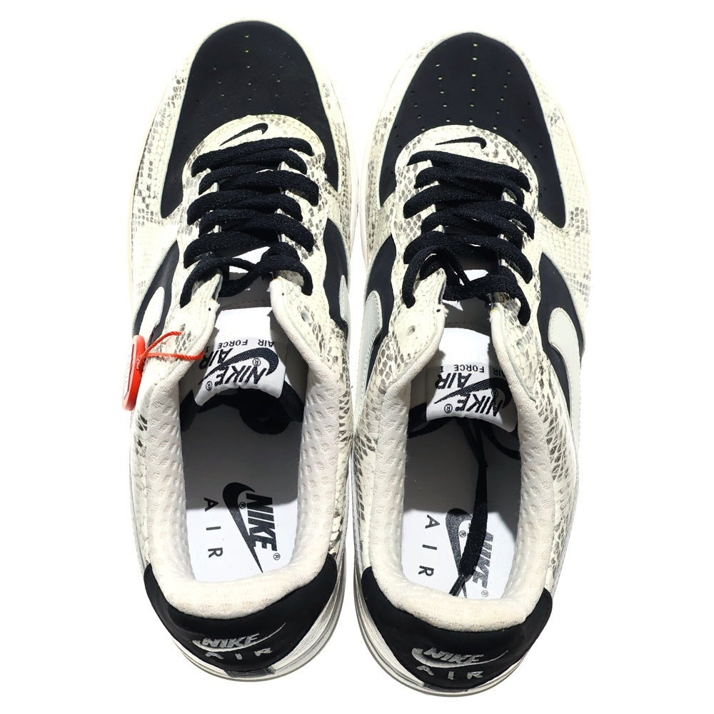 NIKE(ナイキ) AIR FORCE 1 PREMIUM SNAKE BLACK WHITE 312945-011 エアフォースワン プレミアム 白黒蛇 大阪限定 ローカットスニーカー US10/28.0cm ブラック/ホワイト