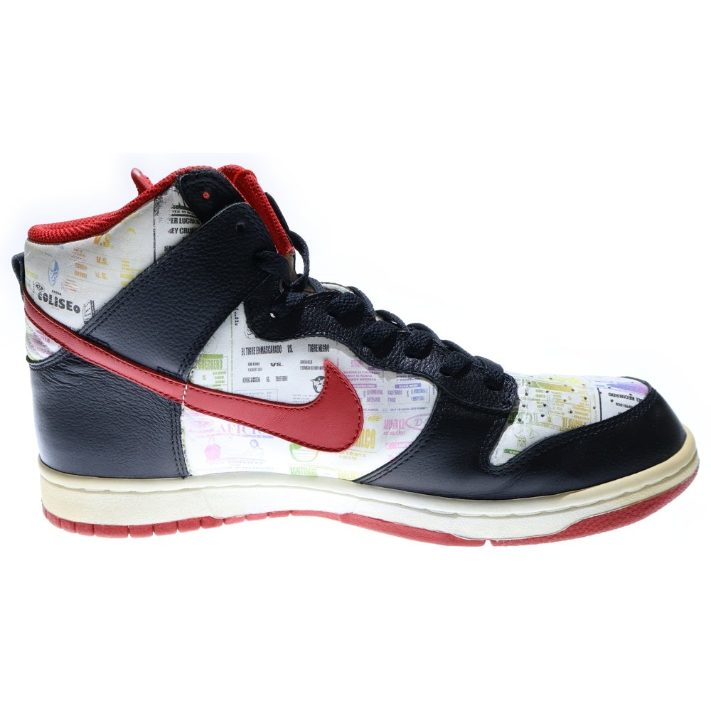 NIKE(ナイキ) 【観賞用 2006年製】DUNK HIGH LUCHA LIBRE 312786-061 ダンク ルチャリブレ ハイカットスニーカー US10/28.0cm ブラック/ホワイト