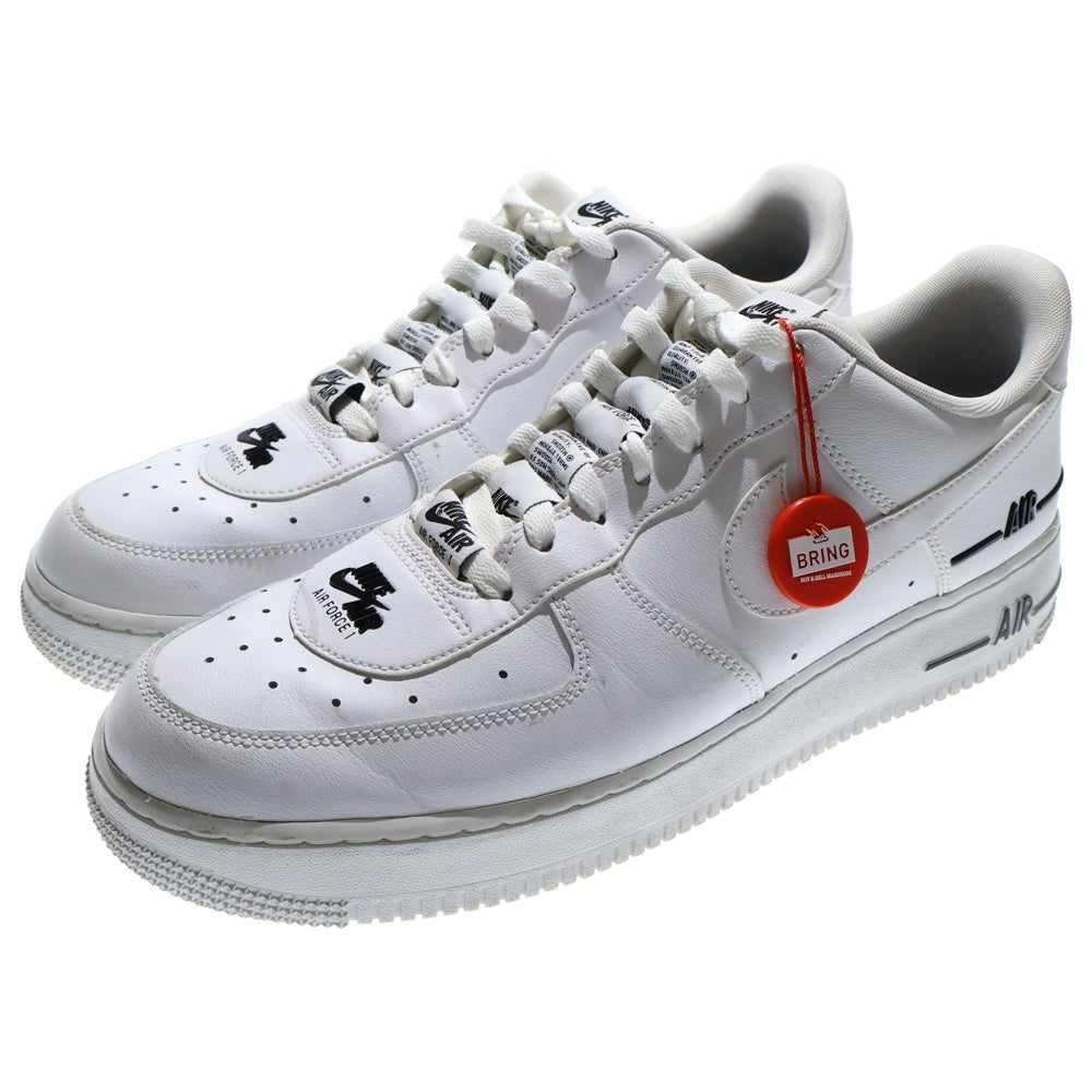 NIKE(ナイキ) AIR FORCE 1 '07 LV8 3 DOUBLE BRANDING CJ1379-100 エアフォース1 '07 レベルエイト 3 ”ダブルブランディング” ローカットスニーカー シューズ US10.5/28.5cm